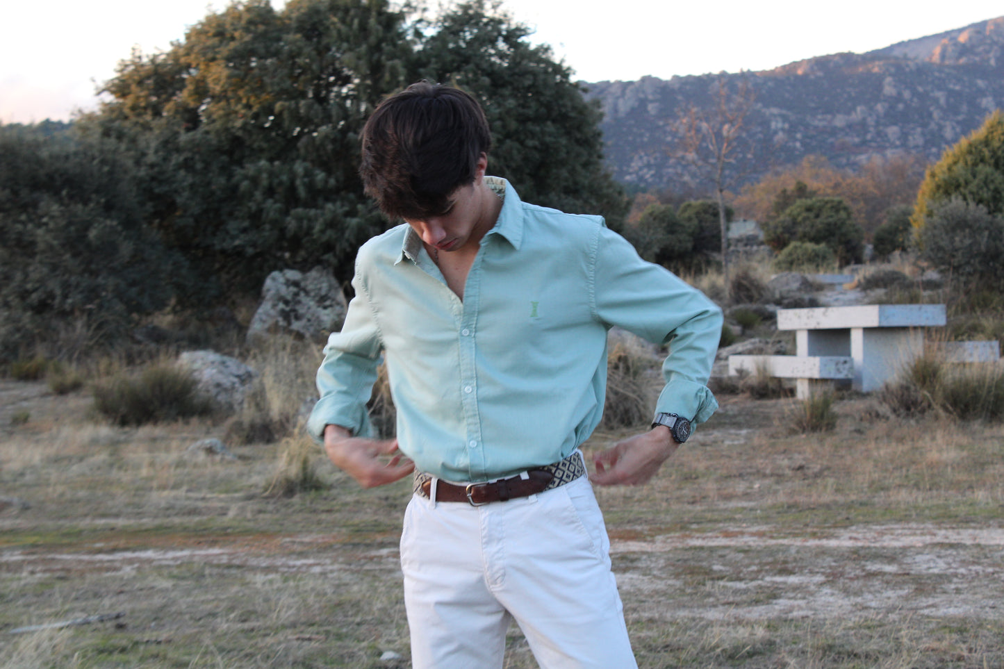 CAMISA ESTRADA VERDE