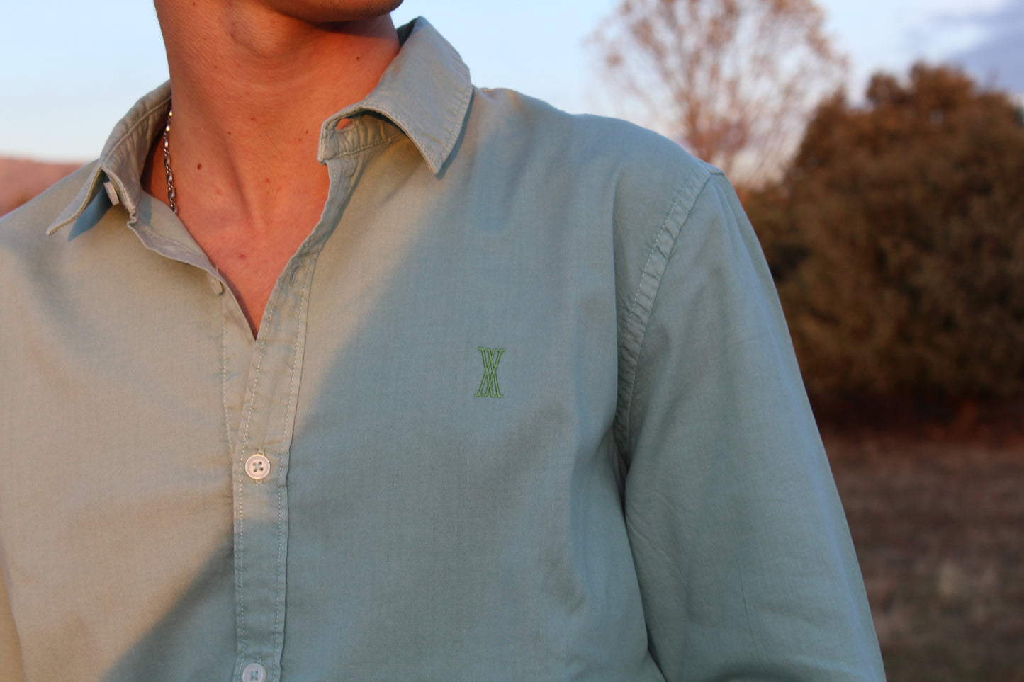 CAMISA ESTRADA VERDE