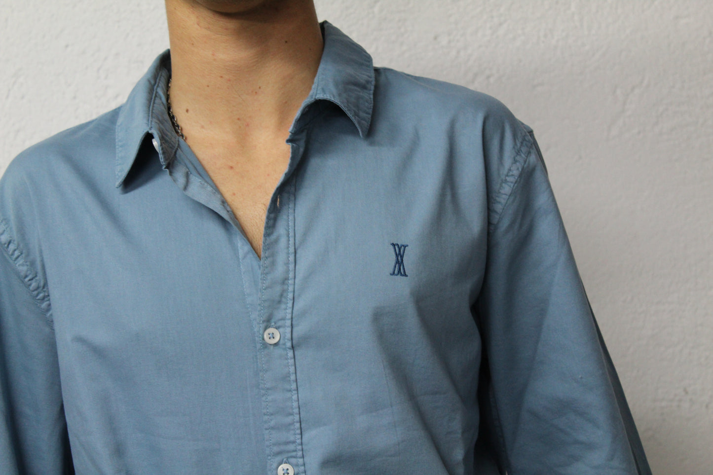 CAMISA ESTRADA AZUL